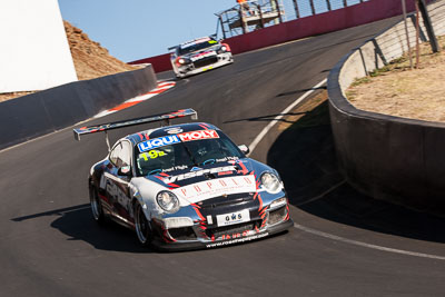 19;19;9-February-2014;Australia;Bathurst;Bathurst-12-Hour;Damien-Flack;NSW;New-South-Wales;Porsche-997-GT3-Cup;Rob-Smith;Rosche-Visper;Shane-Smollen;auto;endurance;motorsport;racing;telephoto