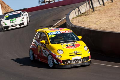 95;9-February-2014;Australia;Bathurst;Bathurst-12-Hour;Clyde-Campbell;Fiat-Abarth-500;Fiat-Abarth-Motorsport;Joshua-Dowling;NSW;New-South-Wales;Paul-Stokell;Toby-Hagon;auto;endurance;motorsport;racing;telephoto