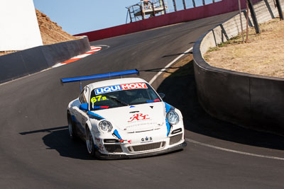 67;67;9-February-2014;Australia;Bathurst;Bathurst-12-Hour;Jeff-Lowrey;Jonathan-Venter;Motorsport-Services;NSW;New-South-Wales;Porsche-997-GT3-Cup;Tony-Richards;auto;endurance;motorsport;racing;telephoto