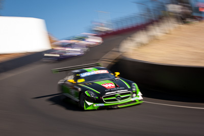 63;63;9-February-2014;Australia;Bathurst;Bathurst-12-Hour;Erebus-Motorsport;Erebus-Racing;Greg-Crick;Jack-LeBrocq;Mercedes‒Benz-SLS-AMG-GT3;NSW;New-South-Wales;Will-Davison;auto;endurance;motion-blur;motorsport;racing;telephoto