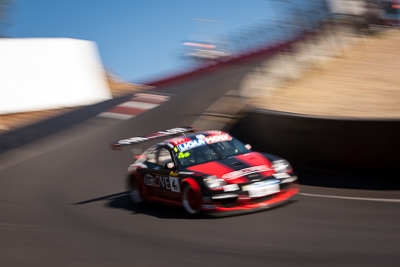 4;4;9-February-2014;Australia;Bathurst;Bathurst-12-Hour;Ben-Barker;Earl-Bamber;Grove-Motorsport;NSW;New-South-Wales;Porsche-997-GT3-Cup;Stephen-Grove;auto;endurance;motion-blur;motorsport;racing;telephoto