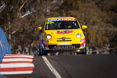 95;9-February-2014;Australia;Bathurst;Bathurst-12-Hour;Clyde-Campbell;Fiat-Abarth-500;Fiat-Abarth-Motorsport;Joshua-Dowling;NSW;New-South-Wales;Paul-Stokell;Toby-Hagon;auto;endurance;motorsport;racing;super-telephoto