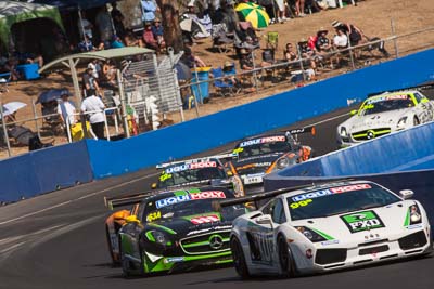 63;63;9-February-2014;Australia;Bathurst;Bathurst-12-Hour;Erebus-Motorsport;Erebus-Racing;Greg-Crick;Jack-LeBrocq;Mercedes‒Benz-SLS-AMG-GT3;NSW;New-South-Wales;Will-Davison;auto;endurance;motorsport;racing;super-telephoto