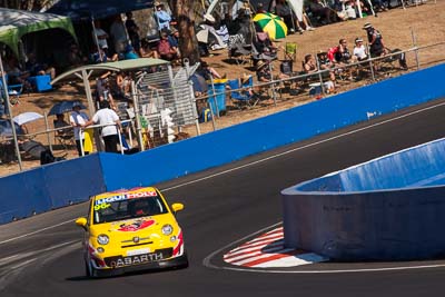 96;9-February-2014;Australia;Bathurst;Bathurst-12-Hour;Fiat-Abarth-500;Fiat-Abarth-Motorsport;Gregory-Hede;Luke-Youlden;Mike-Sinclair;NSW;New-South-Wales;Paul-Gover;auto;endurance;motorsport;racing;super-telephoto