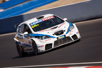 66;9-February-2014;Australia;Bathurst;Bathurst-12-Hour;Danny-Stutterd;Guy-Stewart;Michael-Driver;Motorsport-Services;NSW;New-South-Wales;Seat-Leon-Supercopa;auto;endurance;motorsport;racing;super-telephoto