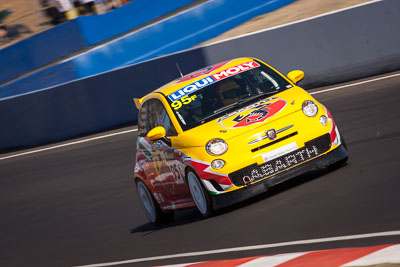 95;9-February-2014;Australia;Bathurst;Bathurst-12-Hour;Clyde-Campbell;Fiat-Abarth-500;Fiat-Abarth-Motorsport;Joshua-Dowling;NSW;New-South-Wales;Paul-Stokell;Toby-Hagon;auto;endurance;motorsport;racing;super-telephoto