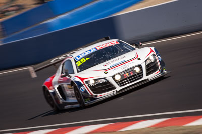 25;25;9-February-2014;Audi-R8-LMS-Ultra;Australia;Bathurst;Bathurst-12-Hour;Eric-Lux;Mark-Patterson;Markus-Winkelhock;NSW;New-South-Wales;United-Autosports;auto;endurance;motion-blur;motorsport;racing;super-telephoto