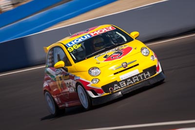 -96;9-February-2014;Australia;Bathurst;Bathurst-12-Hour;Fiat-Abarth-500;Fiat-Abarth-Motorsport;Gregory-Hede;Luke-Youlden;Mike-Sinclair;NSW;New-South-Wales;Paul-Gover;auto;endurance;motion-blur;motorsport;racing;super-telephoto