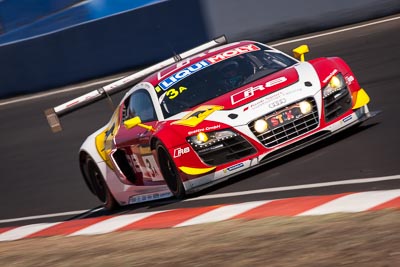 3;3;9-February-2014;Audi-R8-LMS-Ultra;Australia;Bathurst;Bathurst-12-Hour;Laurens-Vanthoor;NSW;New-South-Wales;Phoenix-Racing;Rahel-Frey;Rene-Rast;René-Rast;auto;endurance;motorsport;racing;super-telephoto