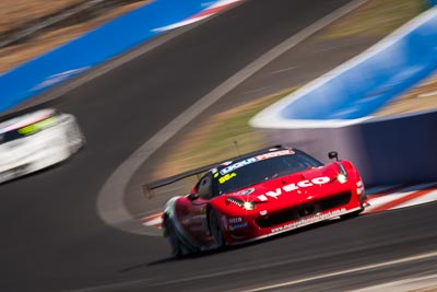 -88;88;9-February-2014;Australia;Bathurst;Bathurst-12-Hour;Craig-Lowndes;Ferrari-458-Italia-GT3;John-Bowe;Maranello-Motorsport;Mika-Salo;NSW;New-South-Wales;Peter-Edwards;auto;endurance;motion-blur;motorsport;racing;super-telephoto