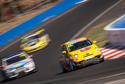 95;9-February-2014;Australia;Bathurst;Bathurst-12-Hour;Clyde-Campbell;Fiat-Abarth-500;Fiat-Abarth-Motorsport;Joshua-Dowling;NSW;New-South-Wales;Paul-Stokell;Toby-Hagon;auto;endurance;motion-blur;motorsport;racing;super-telephoto