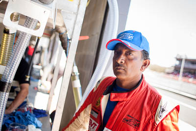 28mm;9-February-2014;Australia;Bathurst;Bathurst-12-Hour;Indiran-Padayachee;NSW;New-South-Wales;atmosphere;auto;endurance;garage;motorsport;portrait;racing