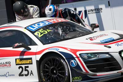 25;25;9-February-2014;Audi-R8-LMS-Ultra;Australia;Bathurst;Bathurst-12-Hour;Eric-Lux;Mark-Patterson;Markus-Winkelhock;NSW;New-South-Wales;United-Autosports;auto;endurance;motorsport;racing;telephoto