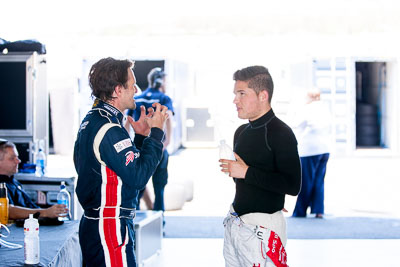 9-February-2014;Australia;Bathurst;Bathurst-12-Hour;Christopher-Mies;Markus-Winkelhock;NSW;Network-ClothingHallmarc;New-South-Wales;United-Autosports;atmosphere;auto;endurance;garage;motorsport;portrait;racing;telephoto