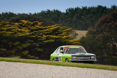 80;24-November-2018;80;Australia;Ford-Capri;Historic-Touring-Cars;Island-Magic;Phillip-Island;Stephen-Land;Victoria;auto;motorsport;racing;super-telephoto