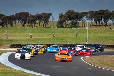 72;99;24-November-2018;72;99;Australia;Ford-Mustang;Holden-Calibra;Island-Magic;Phil-Crompton;Phillip-Island;Sports-Sedans;Steven-Tamasi;Victoria;auto;motorsport;racing;super-telephoto