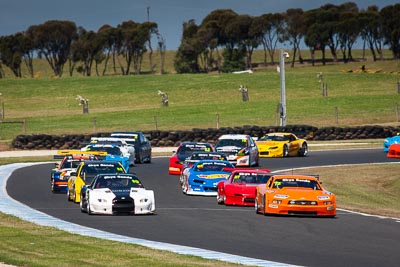 72;99;24-November-2018;72;99;Australia;Ford-Mustang;Holden-Calibra;Island-Magic;Phil-Crompton;Phillip-Island;Sports-Sedans;Steven-Tamasi;Victoria;auto;motorsport;racing;super-telephoto