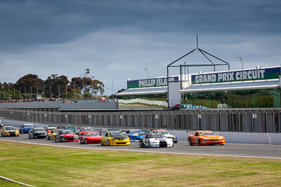 72;99;25-November-2018;72;99;Australia;Ford-Mustang;Holden-Calibra;Island-Magic;Phil-Crompton;Phillip-Island;Sports-Sedans;Steven-Tamasi;Victoria;auto;motorsport;racing;telephoto