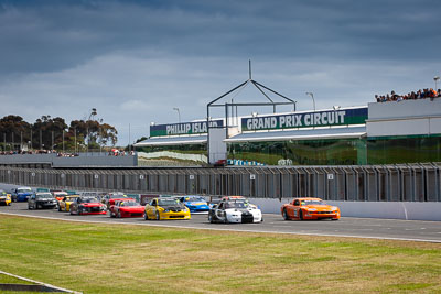 72;99;25-November-2018;72;99;Australia;Ford-Mustang;Holden-Calibra;Island-Magic;Phil-Crompton;Phillip-Island;Sports-Sedans;Steven-Tamasi;Victoria;auto;motorsport;racing;telephoto