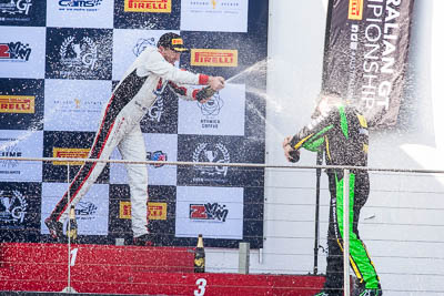 9-June-2019;AGT;Australia;Australian-GT;Australian-GT-Championship;Geoff-Emery;Grand-Tourer;Max-Twigg;Phillip-Island;Shannons-Nationals;Victoria;auto;motorsport;podium;racing;super-telephoto