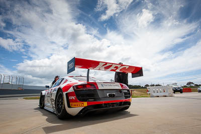 24;23-November-2019;24;Audi-R8-Ultra-LMS;Australia;Dean-Canto;Gary-Higgon;Island-Magic;Phillip-Island;Sports-Cars;VIC;Victoria;atmosphere;auto;clouds;motorsport;paddock;racing;sky;wide-angle