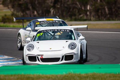 37;23-November-2019;37;Australia;Chris-Seidler;Island-Magic;Luke-Seidler;Phillip-Island;Porsche-991-GT3-Cup;Sports-Cars;VIC;Victoria;auto;motorsport;racing;super-telephoto