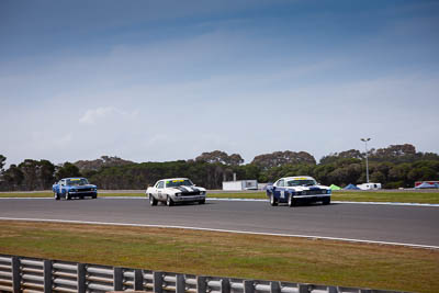 72;97;23-November-2019;72;97;Andrew-Clempson;Australia;Chevrolet-Camaro;Darren-Collins;Ford-Mustang;Historic-Touring-Cars;Island-Magic;Phillip-Island;VIC;Victoria;auto;motorsport;racing;telephoto