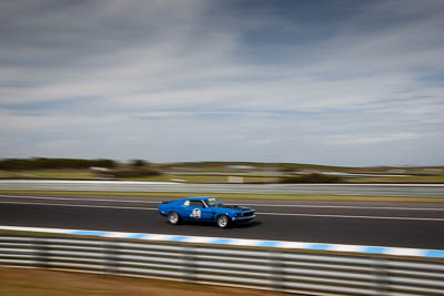 69;23-November-2019;69;Australia;Ford-Mustang;Historic-Touring-Cars;Island-Magic;Michael-Miceli;Phillip-Island;VIC;Victoria;auto;clouds;motorsport;racing;sky;wide-angle