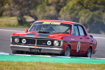 4;24-November-2019;4;Australia;Brett-Hotchkin;Ford-Falcon-GTHO;Historic-Touring-Cars;Island-Magic;Phillip-Island;VIC;Victoria;auto;motorsport;racing;super-telephoto