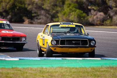 17;17;24-November-2019;Alan-McKelvie;Australia;Ford-Mustang;Historic-Touring-Cars;Island-Magic;Phillip-Island;VIC;Victoria;auto;motorsport;racing;super-telephoto