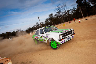 12;12;1976-Ford-Escort-MK2;29-November-2019;Alpine-Rally;Australia;Bairnsdale-Speedway;CRC;East-Gippsland;Ford;Gippsland;Michael-Conway;Nick-Seymour;Rally;VIC;auto;classic;historic;motorsport;racing;sky;vintage;wide-angle