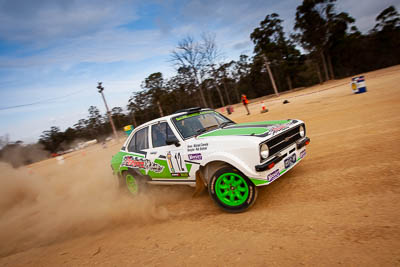 12;12;1976-Ford-Escort-MK2;29-November-2019;Alpine-Rally;Australia;Bairnsdale-Speedway;CRC;East-Gippsland;Ford;Gippsland;Michael-Conway;Nick-Seymour;Rally;VIC;auto;classic;historic;motorsport;racing;sky;vintage;wide-angle