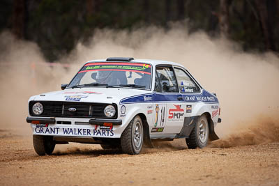 14;14;1976-Ford-Escort-RS1800;29-November-2019;Alpine-Rally;Australia;Bairnsdale-Speedway;C1;East-Gippsland;Ford;Gippsland;Grant-Walker;Rally;Tracey-Dewhurst;VIC;auto;classic;historic;motorsport;racing;super-telephoto;vintage