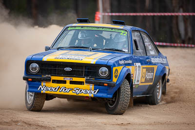 22;1975-Ford-Escort;22;29-November-2019;Alpine-Rally;Australia;Bairnsdale-Speedway;C2;East-Gippsland;Ford;Gippsland;Neil-Schey;Rally;Scott-Middleton;VIC;auto;classic;historic;motorsport;racing;super-telephoto;vintage