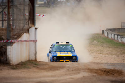 22;1975-Ford-Escort;22;29-November-2019;Alpine-Rally;Australia;Bairnsdale-Speedway;C2;East-Gippsland;Ford;Gippsland;Neil-Schey;Rally;Scott-Middleton;VIC;auto;classic;historic;motorsport;racing;super-telephoto;vintage