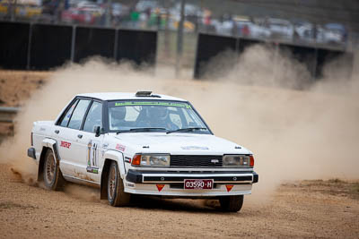 31;1981-Datsun-Bluebird-SSS;29-November-2019;31;Aaron-Blacksell;Alpine-Rally;Australia;Bairnsdale-Speedway;Datsun;East-Gippsland;Gippsland;P81;Rally;Ross-OReilly;VIC;auto;classic;historic;motorsport;racing;super-telephoto;vintage