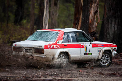 7;1979-Datsun-Stanza;30-November-2019;7;Alpine-Rally;Australia;C1;Datsun;Gippsland;Hugh-Reardon‒Smith;Rally;Ryan-Smart;VIC;auto;classic;historic;motorsport;racing;special-stage;super-telephoto;vintage