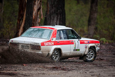 7;1979-Datsun-Stanza;30-November-2019;7;Alpine-Rally;Australia;C1;Datsun;Gippsland;Hugh-Reardon‒Smith;Rally;Ryan-Smart;VIC;auto;classic;historic;motorsport;racing;special-stage;super-telephoto;vintage