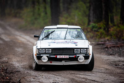 17;17;1979-Toyota-Celica-RA40;30-November-2019;Alpine-Rally;Australia;C1;Catriona-Kelly;Clay-Badenoch;Gippsland;Rally;Toyota;VIC;auto;classic;historic;motorsport;racing;special-stage;super-telephoto;vintage