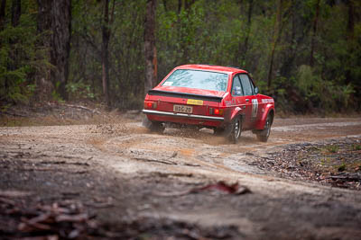 44;1979-Ford-RS1800-Escort;30-November-2019;44;Alpine-Rally;Australia;C1;Damian-Reed;Ford;Gippsland;Rally;VIC;Wayne-Mason;auto;classic;historic;motorsport;racing;special-stage;super-telephoto;vintage