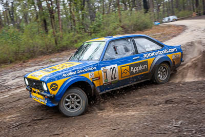 22;1975-Ford-Escort;22;30-November-2019;Alpine-Rally;Australia;C2;Ford;Gippsland;Neil-Schey;Rally;Scott-Middleton;VIC;auto;classic;historic;motorsport;racing;special-stage;vintage;wide-angle