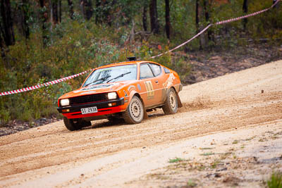 9;1977-Plymouth-Fire-Arrow;30-November-2019;9;Alpine-Rally;Australia;C2;David-Guest;Gippsland;Kade-Barrett;Plymouth;Rally;VIC;auto;classic;historic;motorsport;racing;special-stage;super-telephoto;vintage