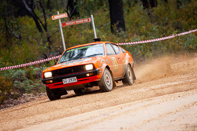 9;1977-Plymouth-Fire-Arrow;30-November-2019;9;Alpine-Rally;Australia;C2;David-Guest;Gippsland;Kade-Barrett;Plymouth;Rally;VIC;auto;classic;historic;motorsport;racing;special-stage;super-telephoto;vintage