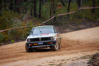 28;1979-Datsun-Stanza;28;30-November-2019;Alpine-Rally;Australia;C1;Darryn-Snooks;Datsun;Gippsland;Michael-Foreshew;Rally;VIC;auto;classic;historic;motorsport;racing;special-stage;super-telephoto;vintage