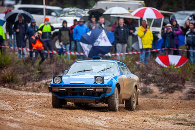 24;1980-Triumph-TR8;24;30-November-2019;Alpine-Rally;Australia;C1;Gippsland;Guy-Ruggles;Matthew-Ruggles;Rally;Triumph;VIC;auto;classic;historic;motorsport;racing;special-stage;super-telephoto;vintage